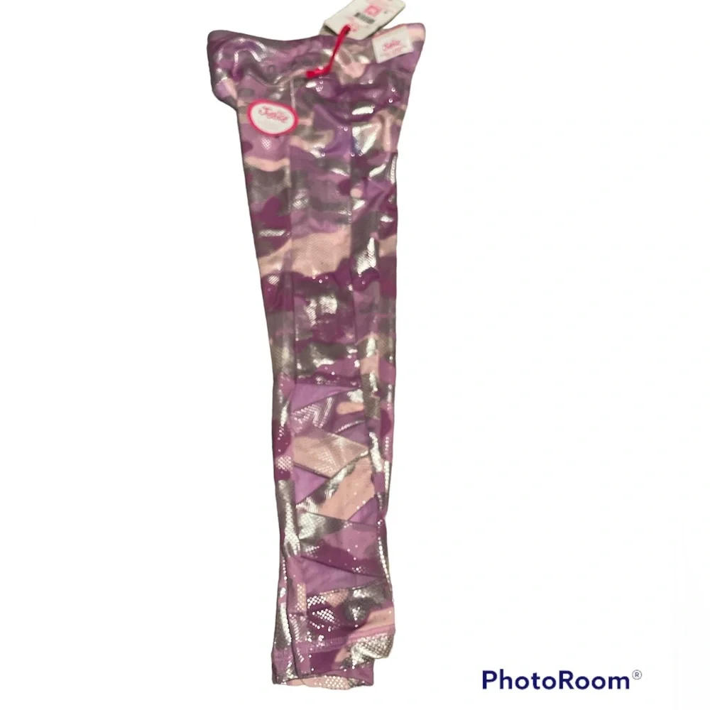 Justice Girls Collection X Wide Strap Detailed Leggings